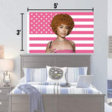 Wandtapijt ijs rapper spice vlag interieur exterieur roze Huis - Accessoires en Decoratie Naty Shop