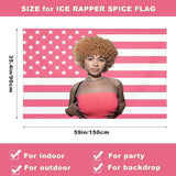 Wandtapijt ijskruid vlag roze vlaggen Home - Accessoires en Decoratie Naty Shop