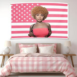 Wandtapijt ijskruid vlag roze vlaggen Home - Accessoires en Decoratie Naty Shop
