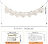 Wandtapijt ihonyi deco chique franjesslinger led Home - Accessoires en Decoratie Naty Shop