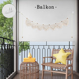 Wandtapijt ihonyi deco chique franjesslinger led Home - Accessoires en Decoratie Naty Shop