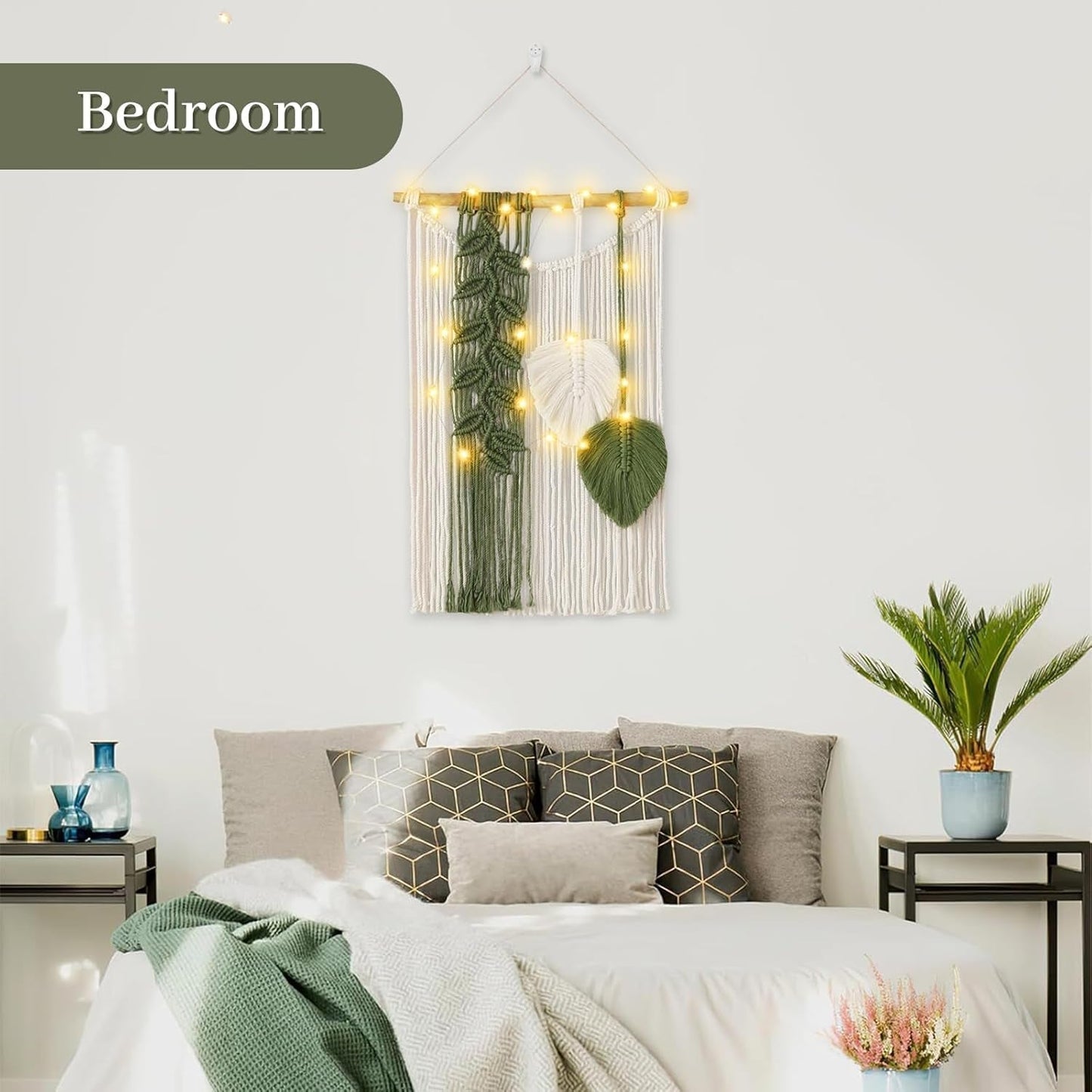 ihonyi wandtapijt handgeweven sic wandtapijt met franjes Home - Accessoires en Decoratie Naty Shop