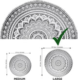 Wandtapijt India strandlaken rond mandala hippie groot indian Huis - Accessoires en Decoratie Naty Shop