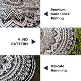 Wandtapijt India strandlaken rond mandala hippie groot indian Huis - Accessoires en Decoratie Naty Shop
