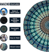 India wandtapijt strandlaken rond mandala hippie groot Indian Home - Accessoires en Decoratie Naty Shop