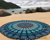 India wandtapijt strandlaken rond mandala hippie groot Indian Home - Accessoires en Decoratie Naty Shop Standaardtitel