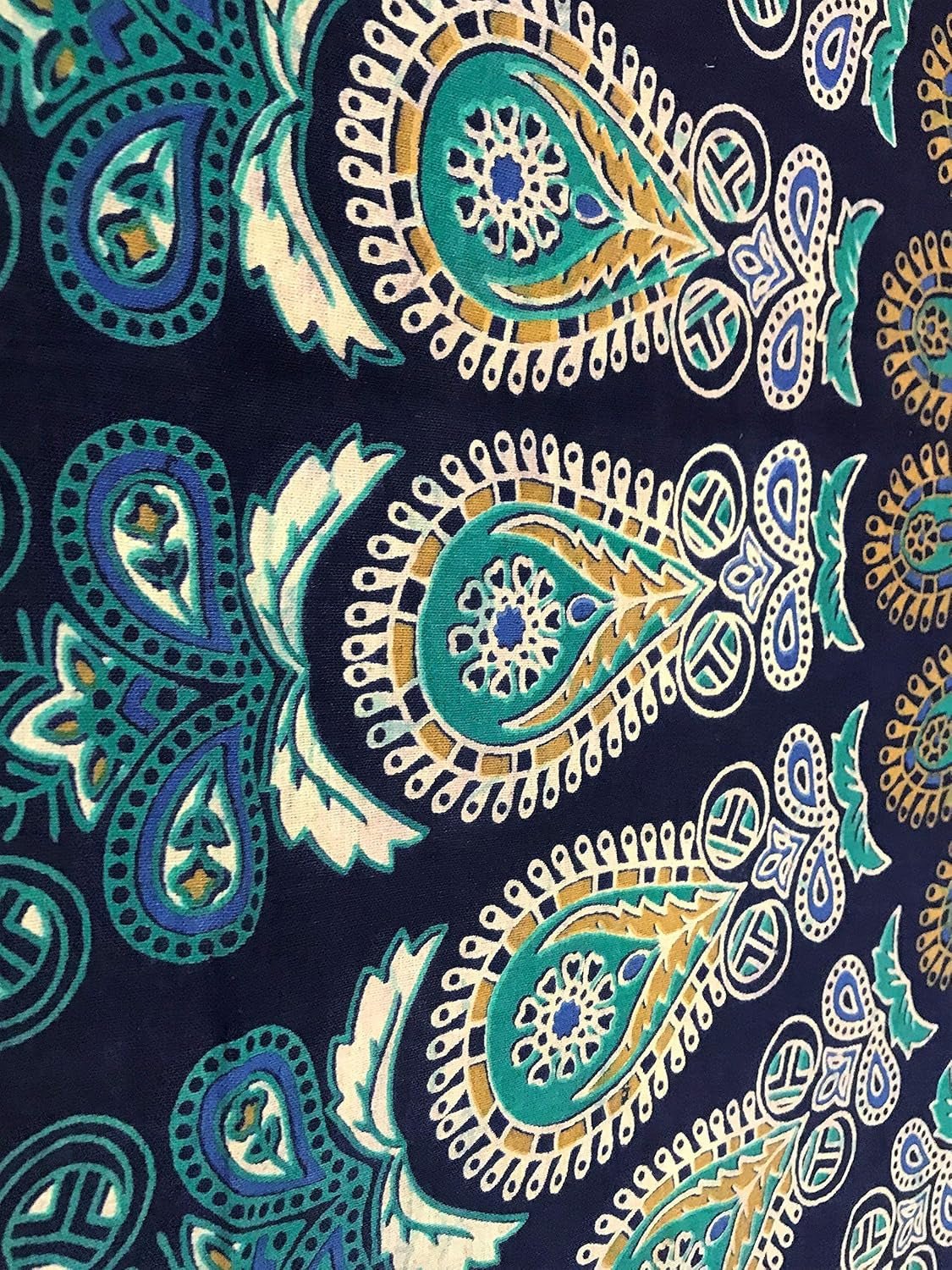 Indiaas wandtapijt psychedelische mandala blauw turquoise olifant Home - Accessoires en Decoratie Naty Shop