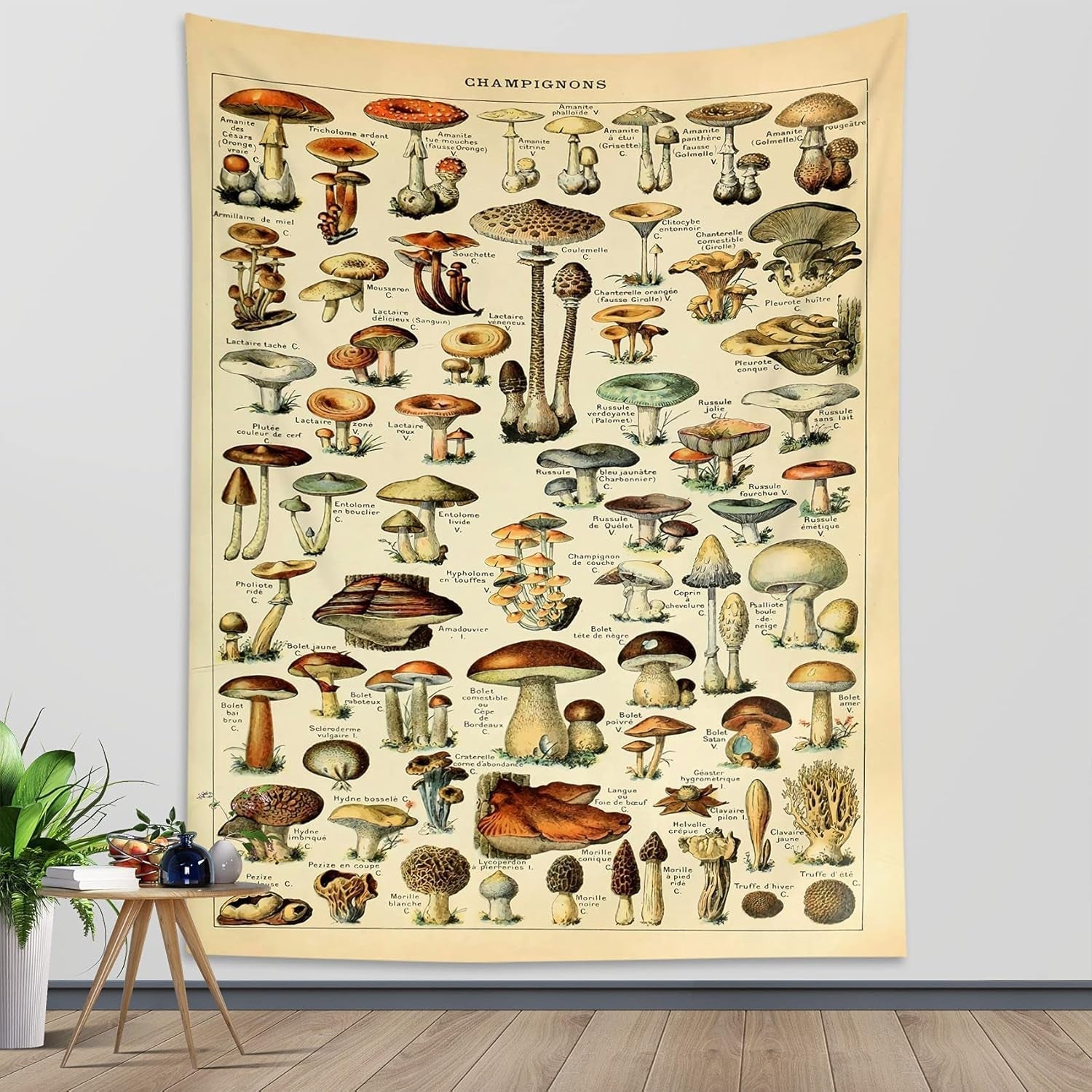 Japans wandtapijt canvas rode kersenbloesems zonnemuur Home - Accessoires en Decoratie Naty Shop Multi 12 235L X 180B Cm