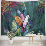 Japans wandtapijt canvas rode kersenbloesems zonnemuur Home - Accessoires en Decoratie Naty Shop Multi 08 150L X 100B Cm