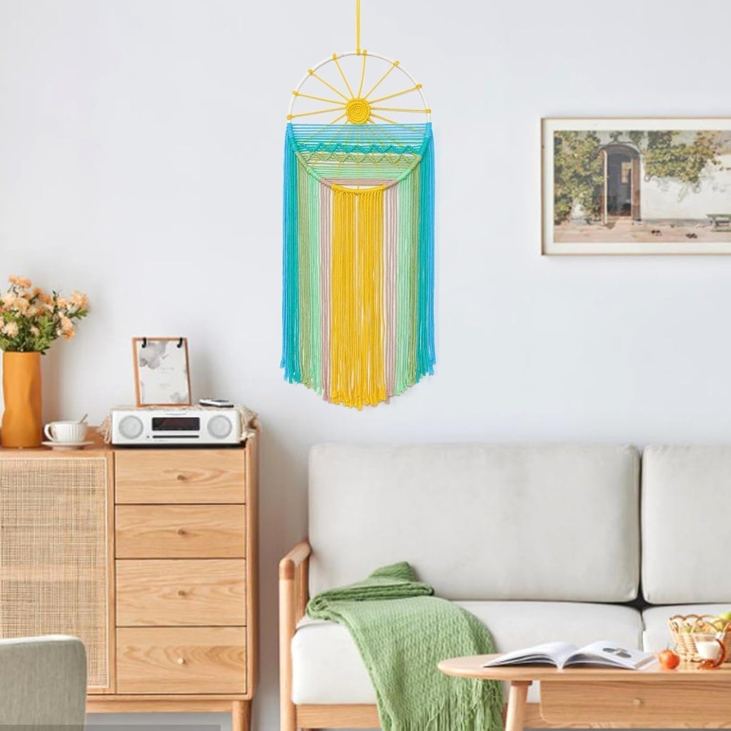 Wandtapijt lomohoo dromenvanger wandtapijt zonpatroon regenboog kamer Huis - Accessoires en Decoratie Naty Shop