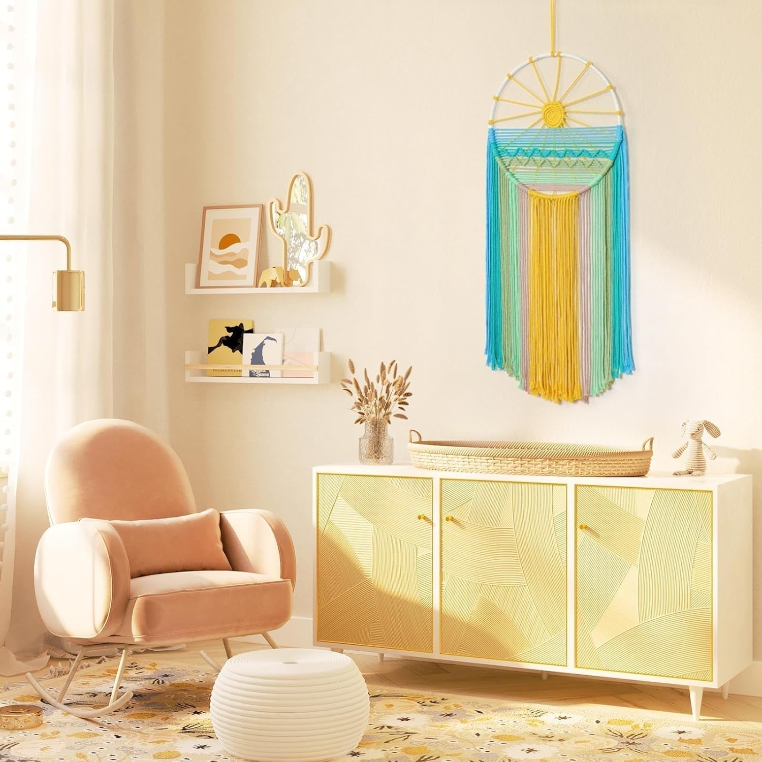 Wandtapijt lomohoo dromenvanger wandtapijt zonpatroon regenboog kamer Huis - Accessoires en Decoratie Naty Shop