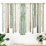 Wandtapijt lomohoo groot deco groen esthetisch geweven Huis - Accessoires en Decoratie Naty Shop Standaardtitel