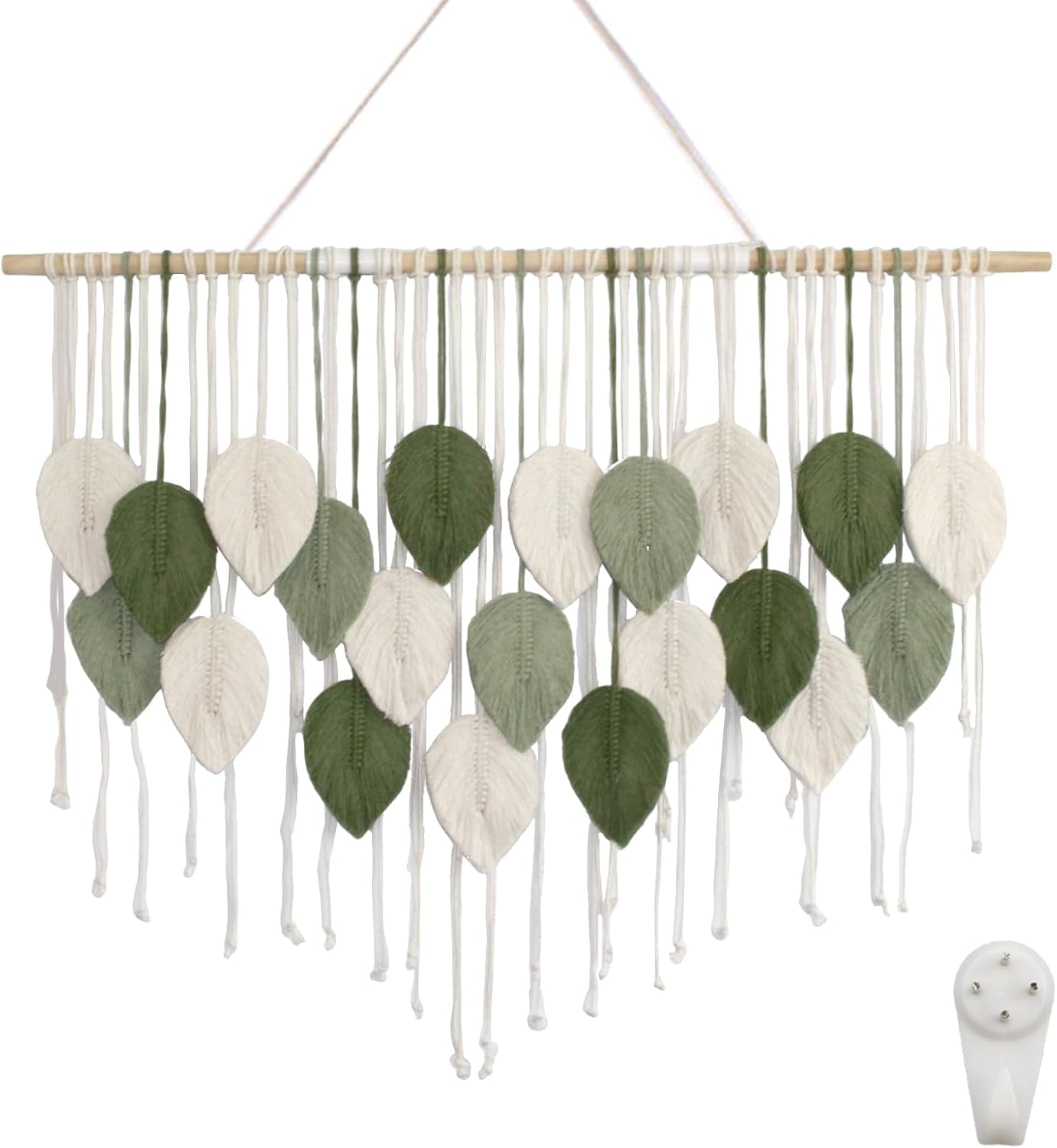 Groot kunstgeweven handgemaakt wandtapijt met kwastjes Home - Accessoires en Decoratie Naty Shop Standaardtitel