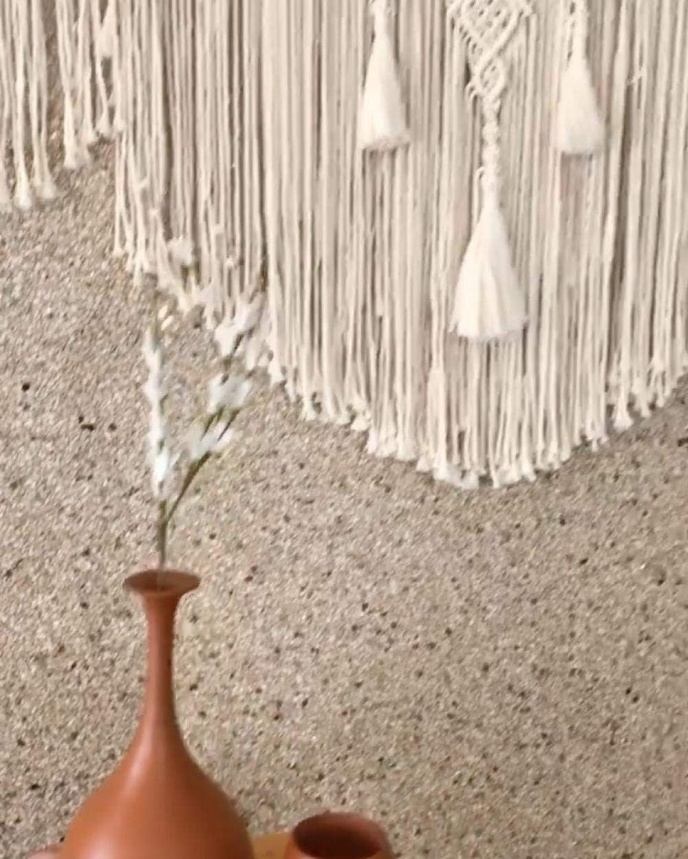 Groot Boheems tapijt boven het hoofdeinde van het bed arte Casa - Accessoires en Decoratie Naty Shop