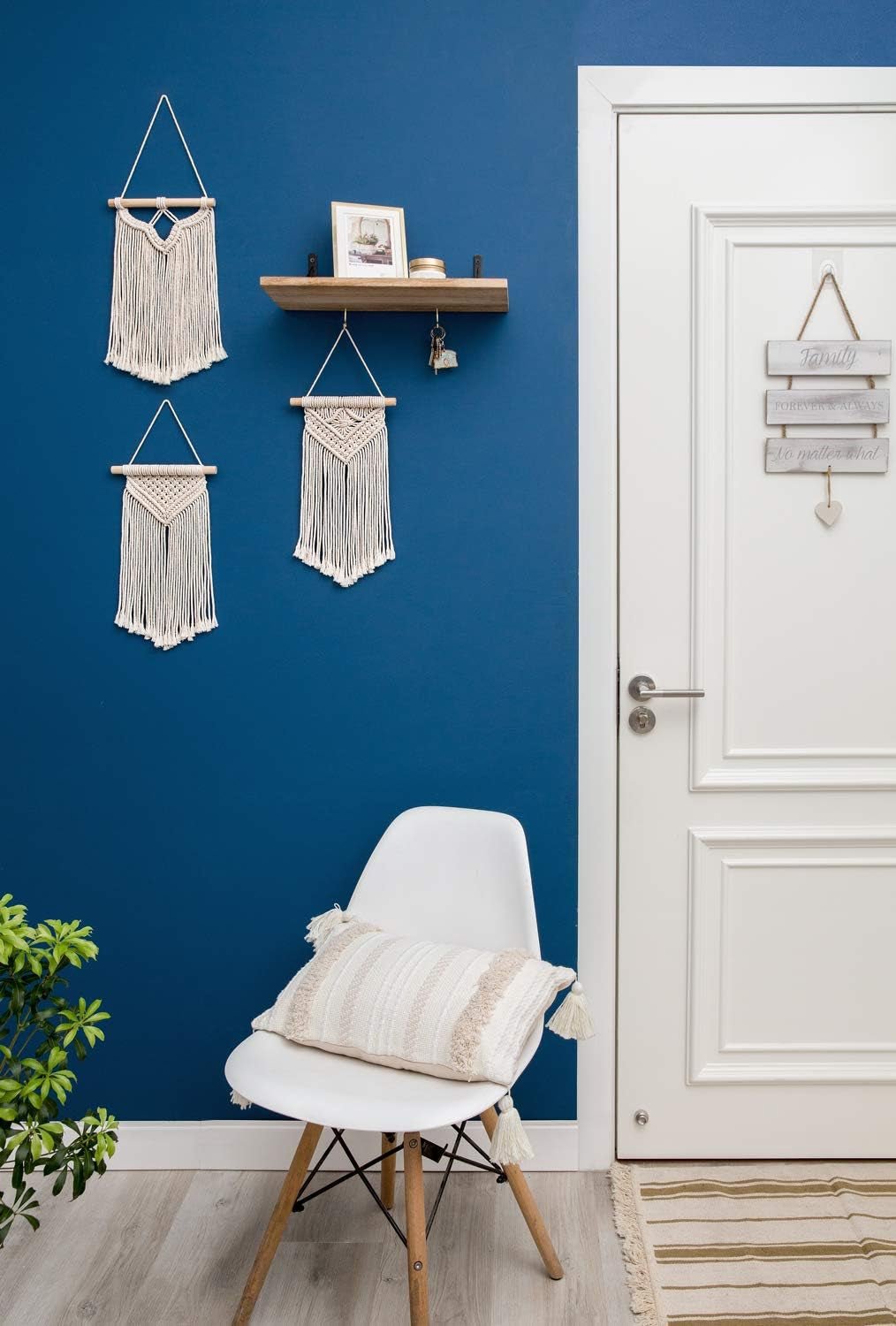Wandtapijt mkouo kleine set chique stoffen appartementgalerij Home - Accessoires en Decoratie Naty Shop