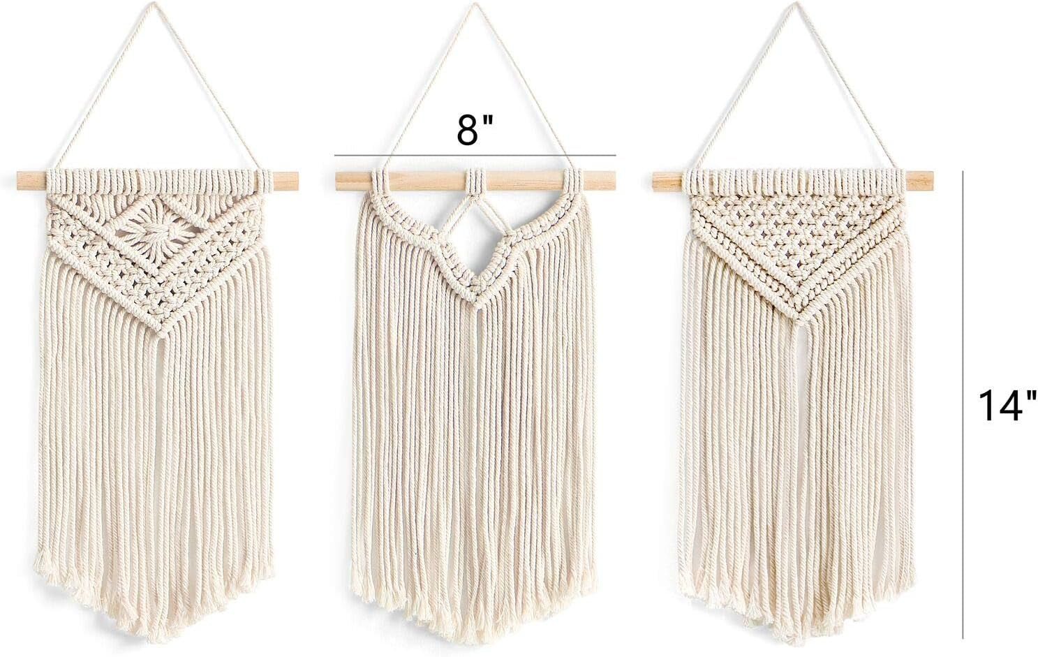 Wandtapijt mkouo kleine set chique stoffen appartementgalerij Home - Accessoires en Decoratie Naty Shop