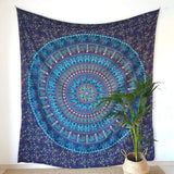 Wandtapijt momomus mandala gekleurd katoen oosterse motieven Woon - Accessoires en Decoratie Naty Shop