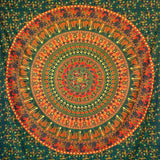 Wandtapijt momomus mandala kleurrijk katoen oosterse motieven Woon - Accessoires en Decoratie Naty Shop Groeten 210L X 230B Cm