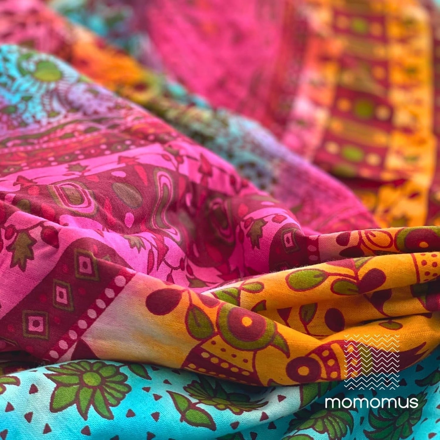 Wandkleed momomus mandala hippie of psychedelisch xxl Wonen - Accessoires en Decoratie Naty Shop