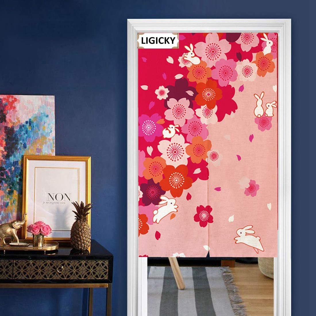 Wandtapijt Japans gordijn noren lange deur tapisseri Casa - Accessoires en Decoratie Naty Shop