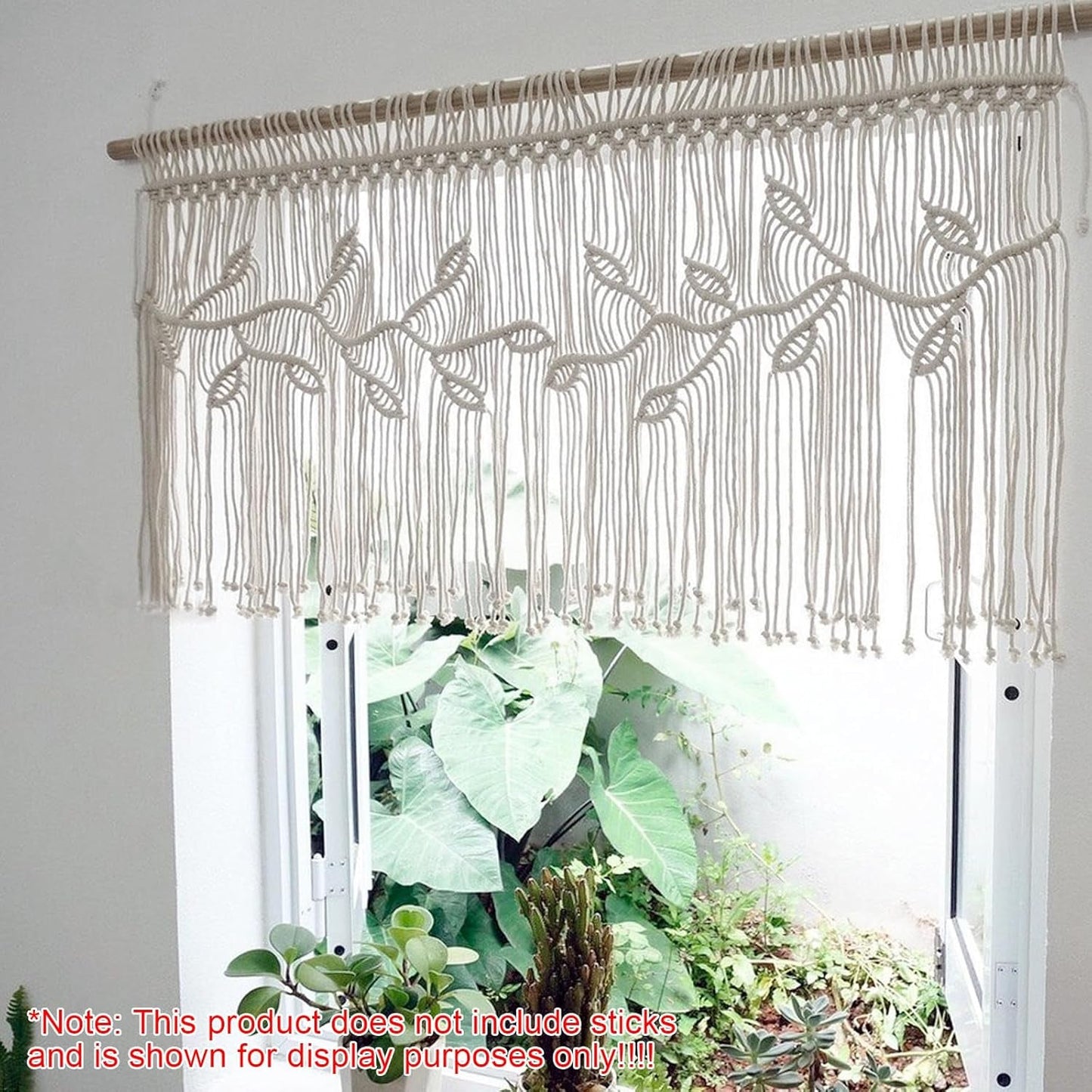 Deurgordijn wandtapijt geweven ivoor Wonen - Accessoires en Decoratie Naty Shop
