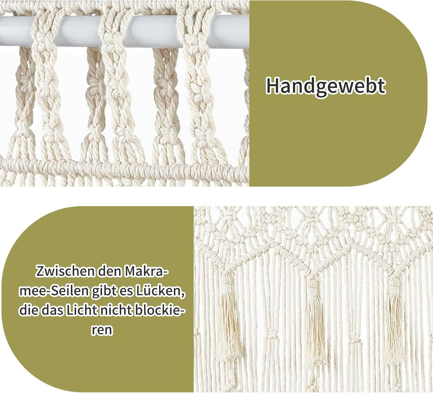 Wandtapijt, deurgordijn, geweven wandtapijt, scheidingswand, Wonen - Accessoires en Decoratie Naty Shop