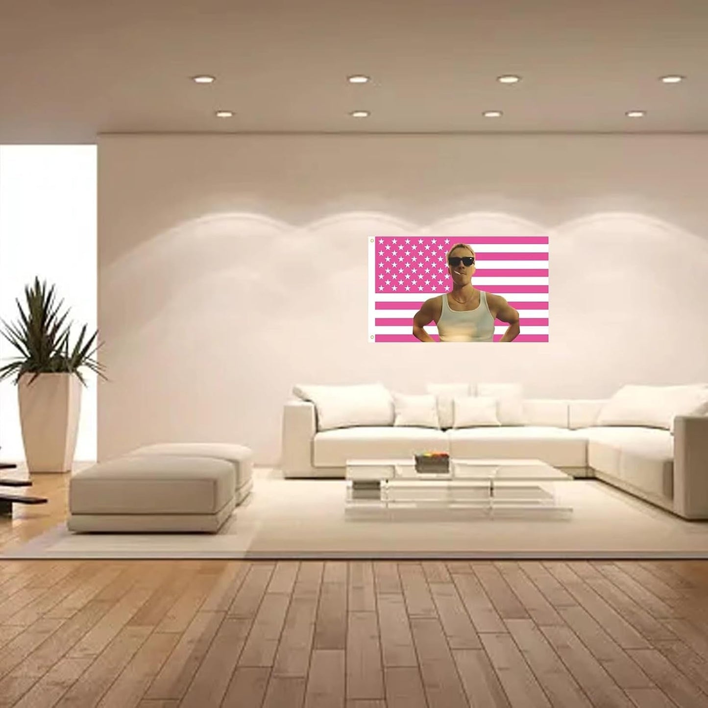 Wandtapijtenplanken Cameron Amerikaanse vlag interieur exterieur Huis - Accessoires en Decoratie Naty Shop