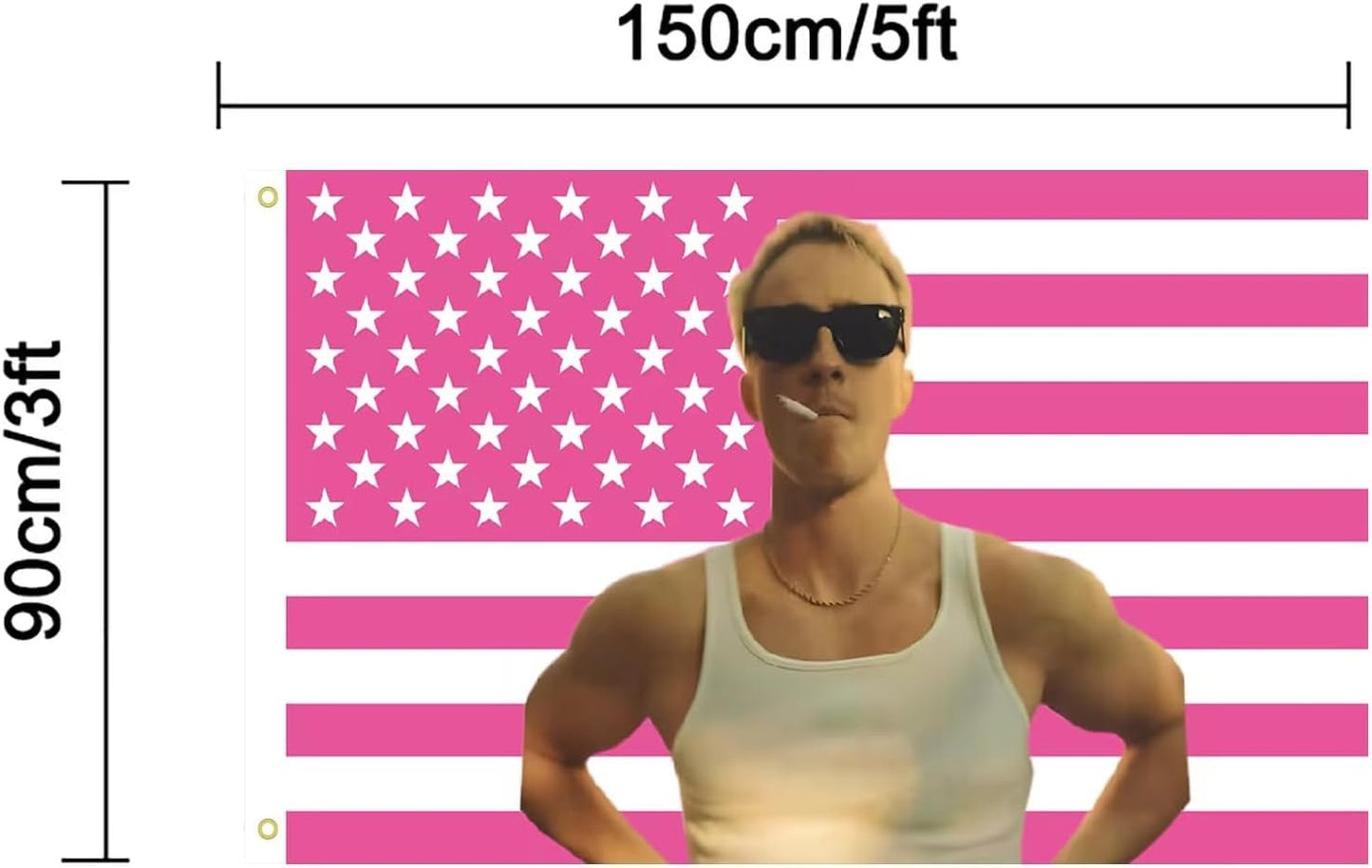 Wandtapijtenplanken Cameron Amerikaanse vlag interieur exterieur Huis - Accessoires en Decoratie Naty Shop