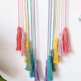 Regenboogtapijt decoratie regenboog katoenen touw Home - Accessoires en Decoratie Naty Shop