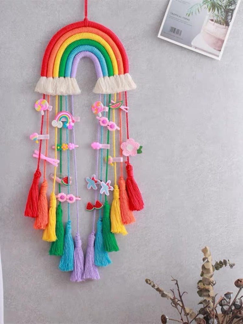 Regenboogtapijt decoratie regenboog katoenen touw Home - Accessoires en Decoratie Naty Shop