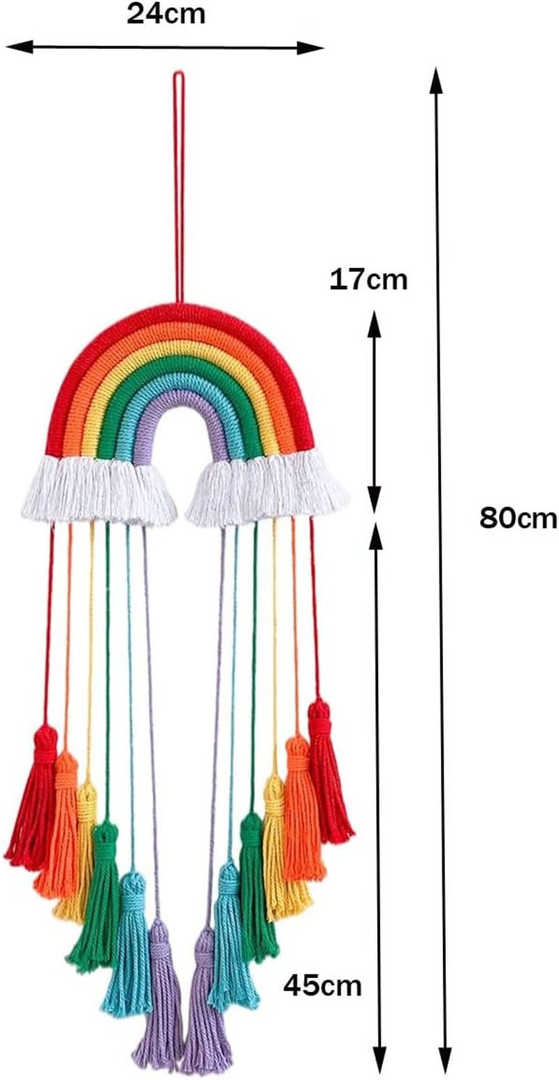 Regenboogtapijt decoratie regenboog katoenen touw Home - Accessoires en Decoratie Naty Shop