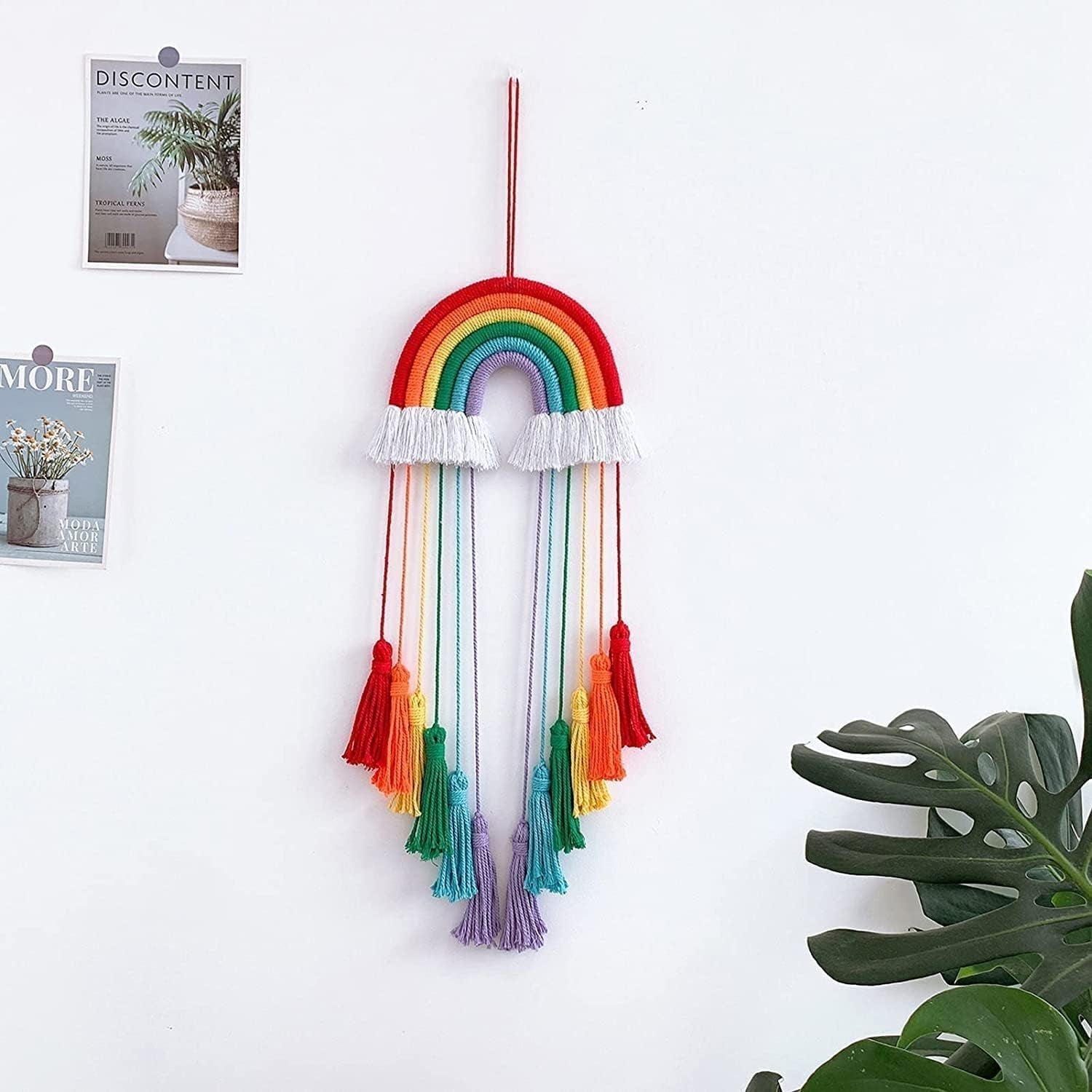 Regenboogtapijt decoratie regenboog katoenen touw Home - Accessoires en Decoratie Naty Shop