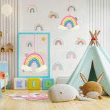 Decoratief regenboogtapijt ter decoratie van de slaapkamer van de kinderkamer Casa - Accessoires en Decoratie Naty Shop
