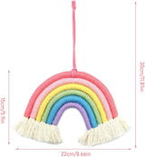 Decoratief regenboogtapijt ter decoratie van de slaapkamer van de kinderkamer Casa - Accessoires en Decoratie Naty Shop