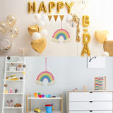 Decoratief regenboogtapijt ter decoratie van de slaapkamer van de kinderkamer Casa - Accessoires en Decoratie Naty Shop
