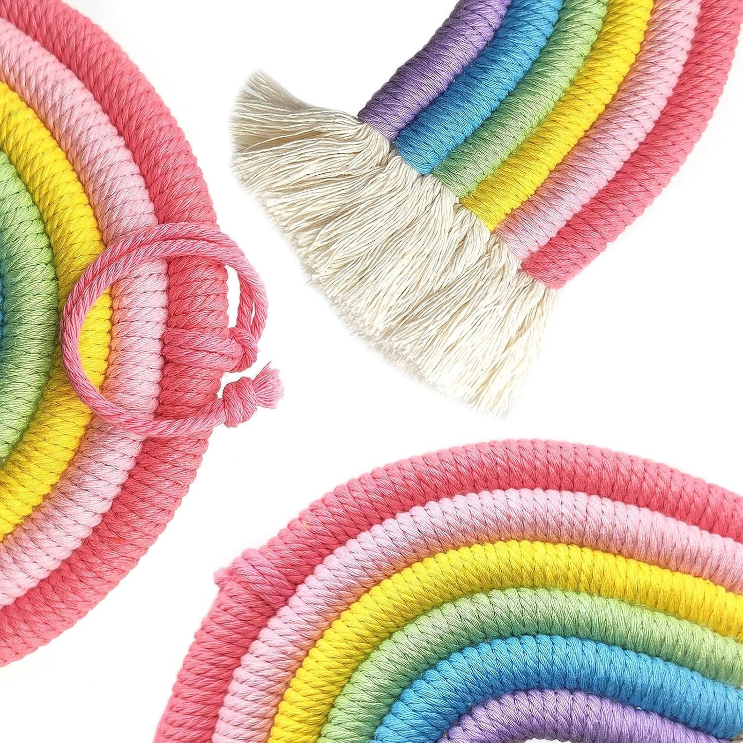 Decoratief regenboogtapijt ter decoratie van de slaapkamer van de kinderkamer Casa - Accessoires en Decoratie Naty Shop