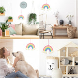 Decoratief regenboogtapijt ter decoratie van de slaapkamer van de kinderkamer Casa - Accessoires en Decoratie Naty Shop