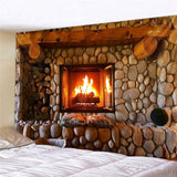 Open haard wandtapijt wandtapijt gobelin goa india Home - Accessoires en Decoratie Naty Shop Standaardtitel