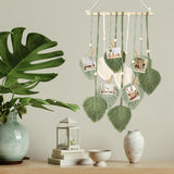 Raamdecoratie in tapisseriestijl 40cm groen Wonen - Accessoires en Decoratie Naty Shop