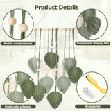Raamdecoratie in tapisseriestijl 40cm groen Wonen - Accessoires en Decoratie Naty Shop