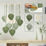 Raamdecoratie in tapisseriestijl 40cm groen Wonen - Accessoires en Decoratie Naty Shop