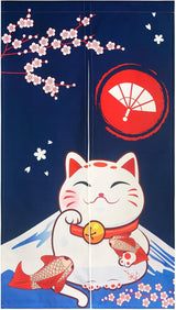 Wandtapijt in Japanse stijl dik linnen noren lange gordijnen Home - Accessoires en Decoratie Naty Shop Standaardtitel