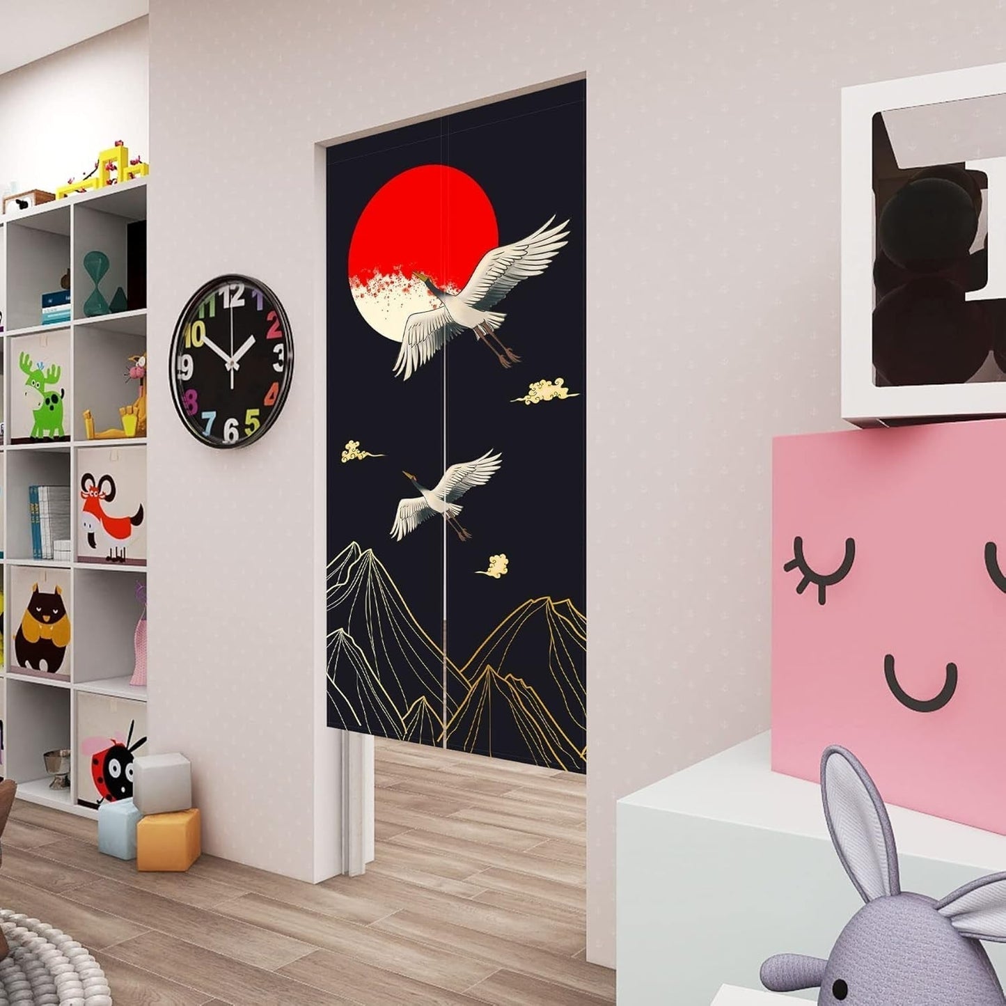 Wandtapijt in Japanse stijl dik linnen noren lange gordijnen Home - Accessoires en Decoratie Naty Shop