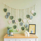 Wandtapijt ophangdecoratie geweven bladeren Home - Accessoires en Decoratie Naty Shop