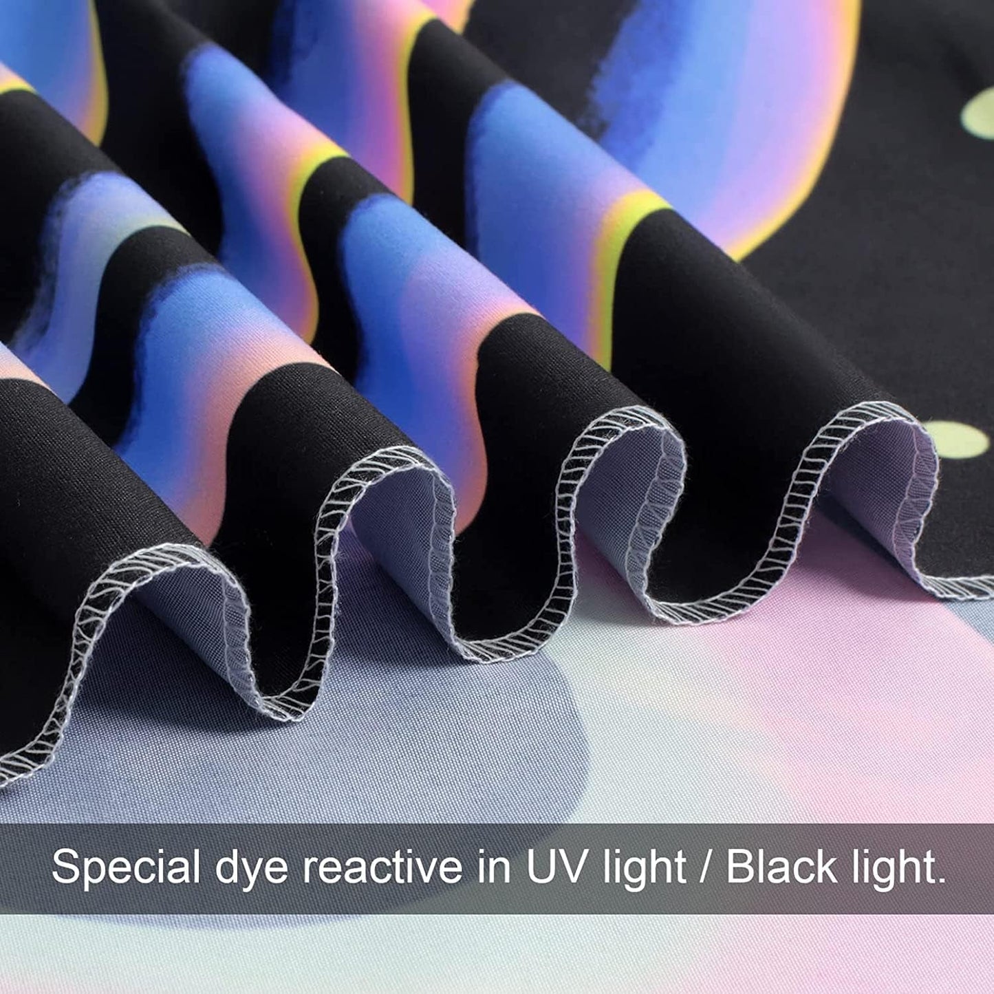 Wandtapijt wandtapijt horror gezicht blacklight geesten reactief Home - Accessoires en Decoratie Naty Shop
