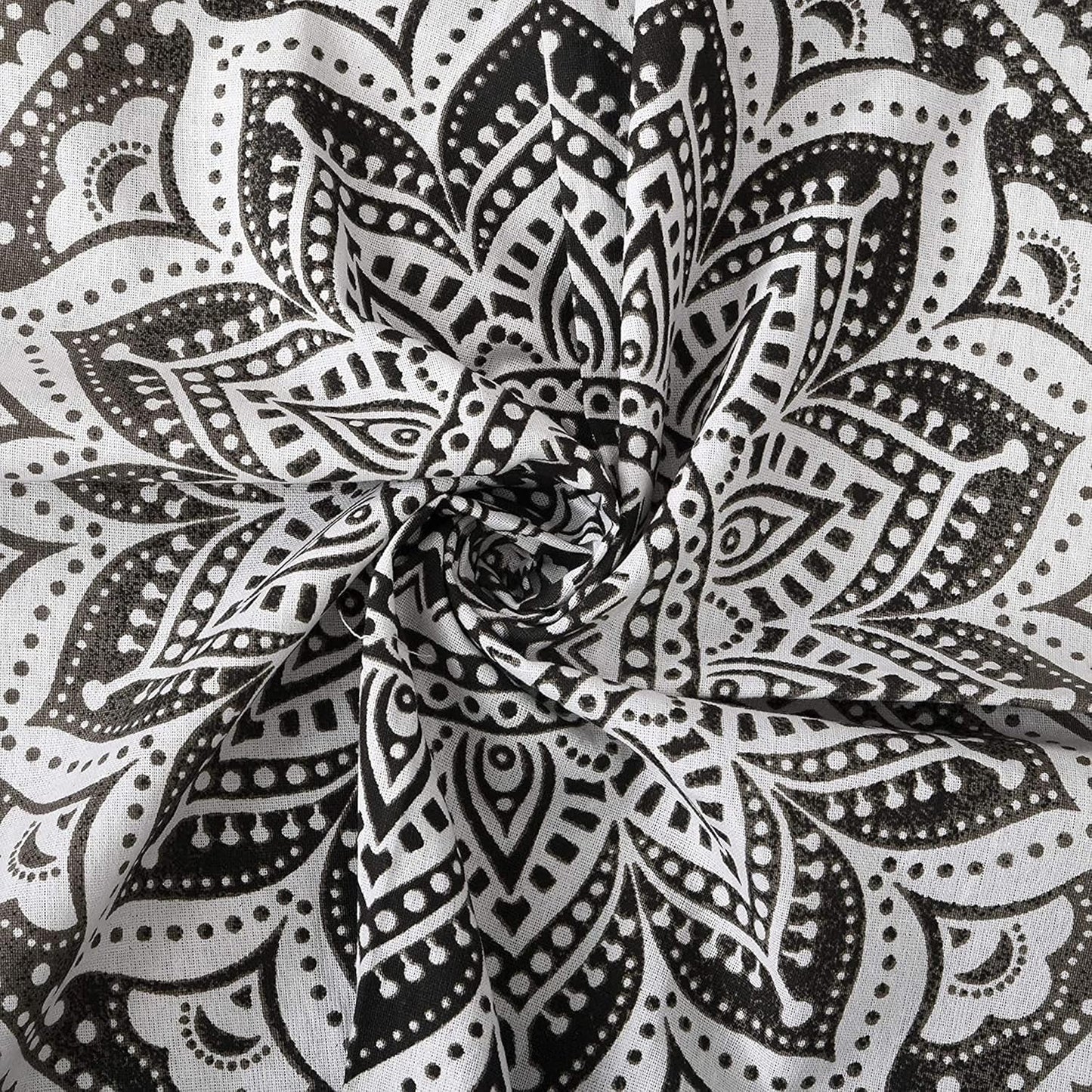 Wandkleed wandkleed mandala grijs zwart wandkleed Wonen - Accessoires en Decoratie Naty Shop