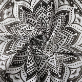 Wandkleed wandkleed mandala grijs zwart wandkleed Wonen - Accessoires en Decoratie Naty Shop