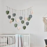 Geweven wandtapijt woondecoratie chique ornamentclips Wonen - Accessoires en Decoratie Naty Shop