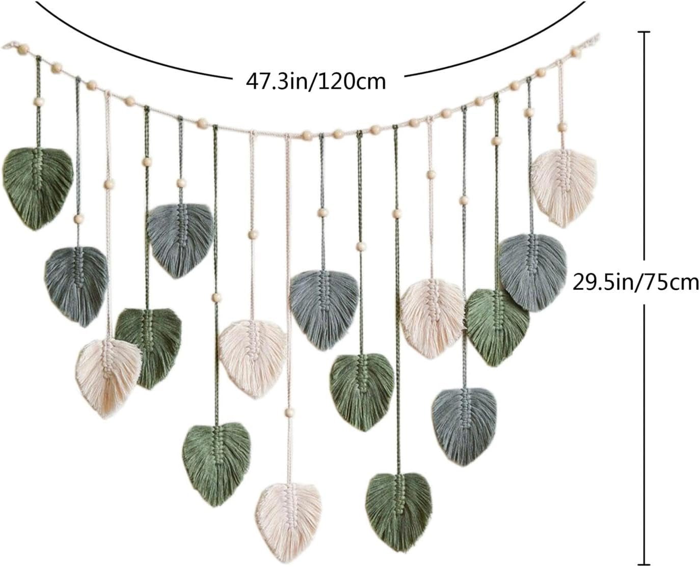 Geweven wandtapijt woondecoratie chique ornamentclips Wonen - Accessoires en Decoratie Naty Shop
