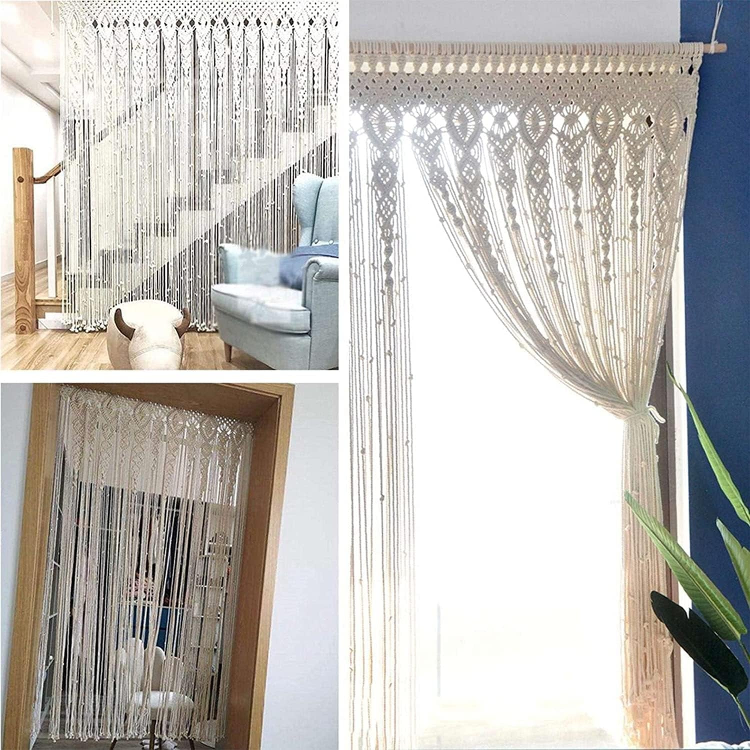 Geweven wandtapijt om de trouwzaal af te scheiden Home - Accessoires en Decoratie Naty Shop